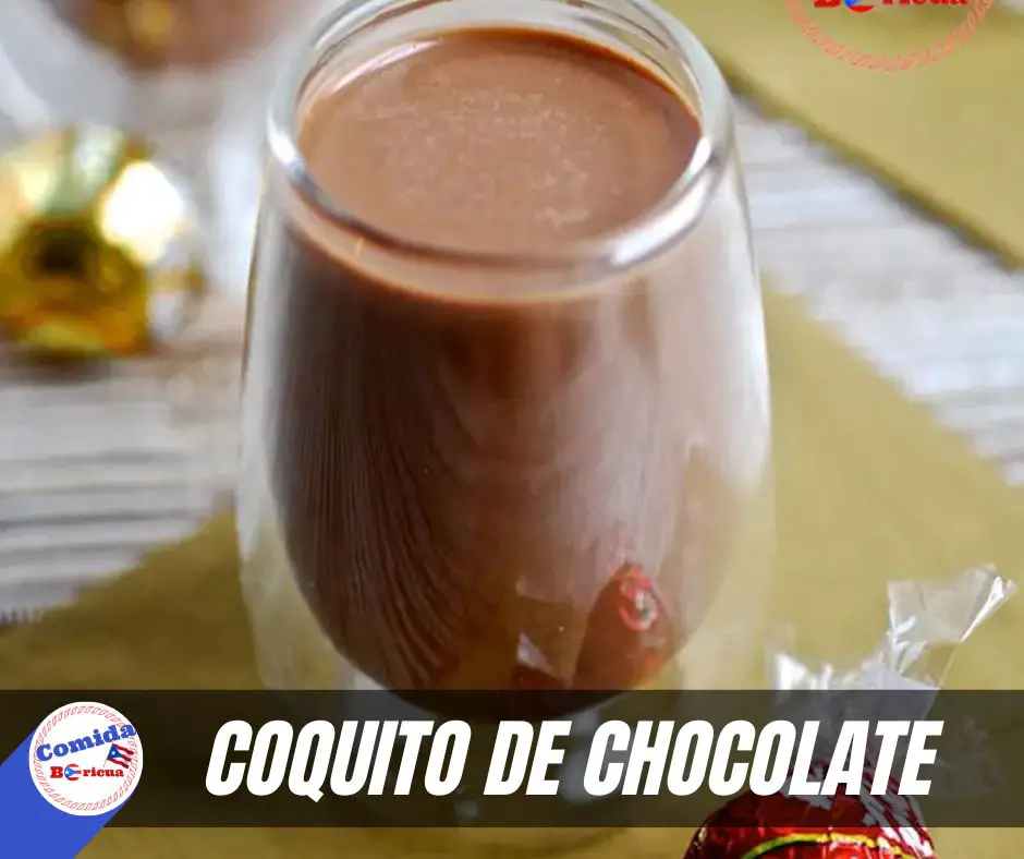 Receta COQUITO DE CHOCOLATE boricua