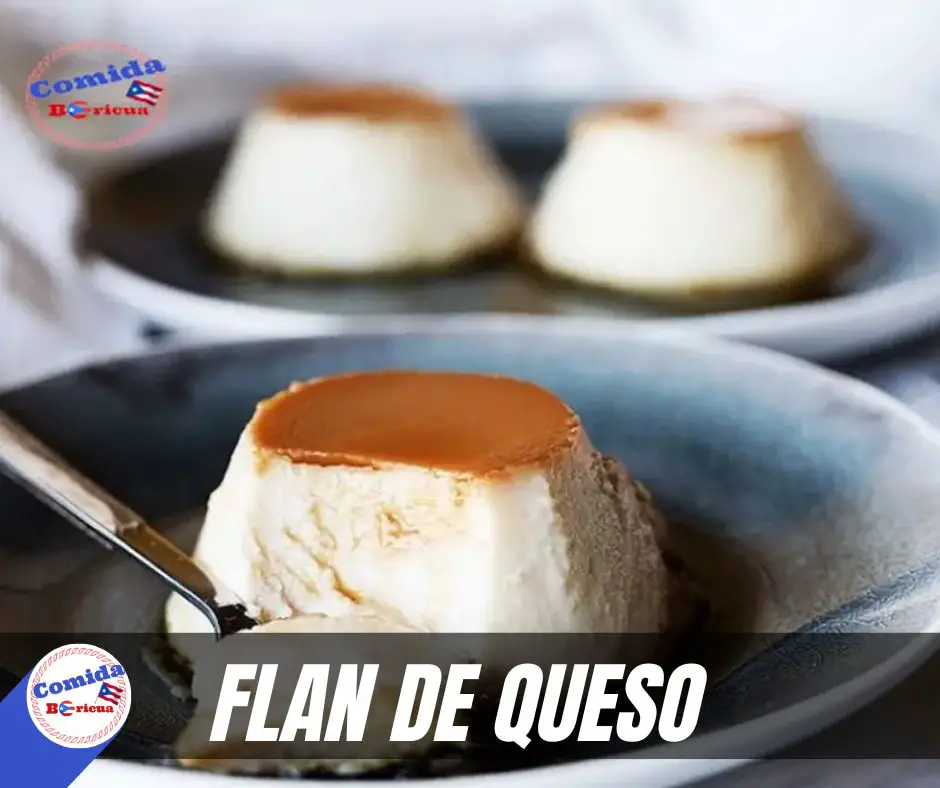 Receta FLAN de Queso boricua