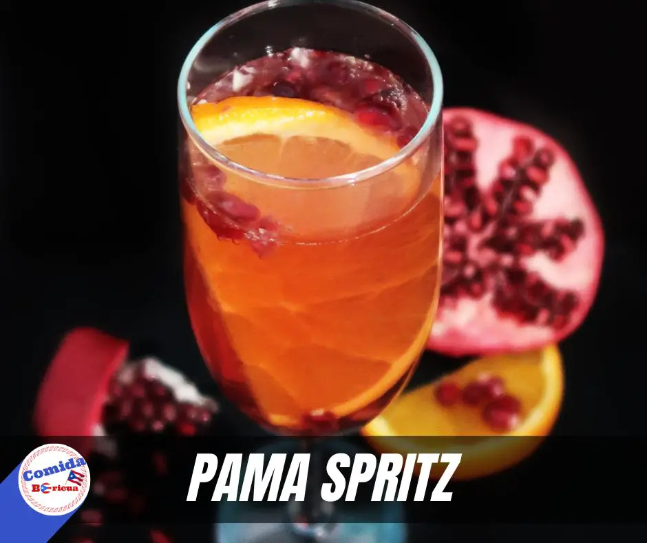 Receta PAMA Spritz o Spritzer Puertorriqueño
