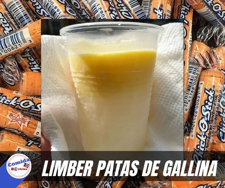 Receta LIMBER DE PATAS DE GALLINA Puertorriqueño