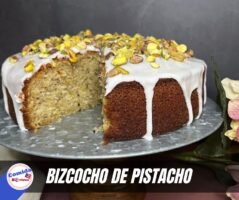 Receta de bizcocho de pistacho boricua